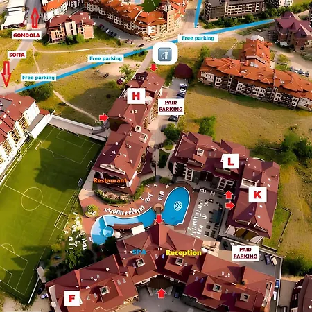 Belvedere Club 2bedroom Near The Pool شقة *